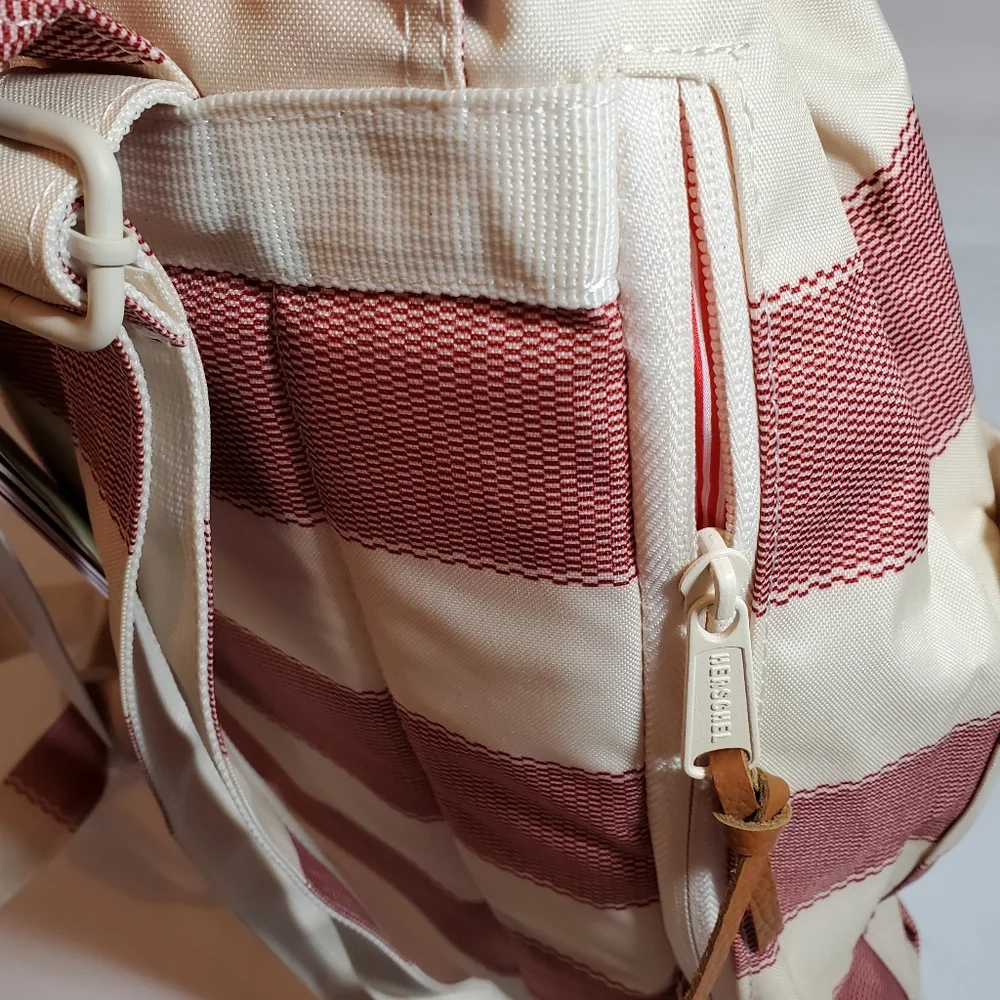 NWT Herschel Supply Company Dawson Backpack Bag in Natural Fouta Striped Print